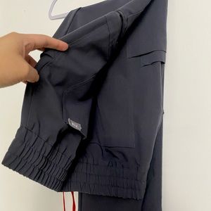 FIGS dark gray YOLA HIGH WAIST pants